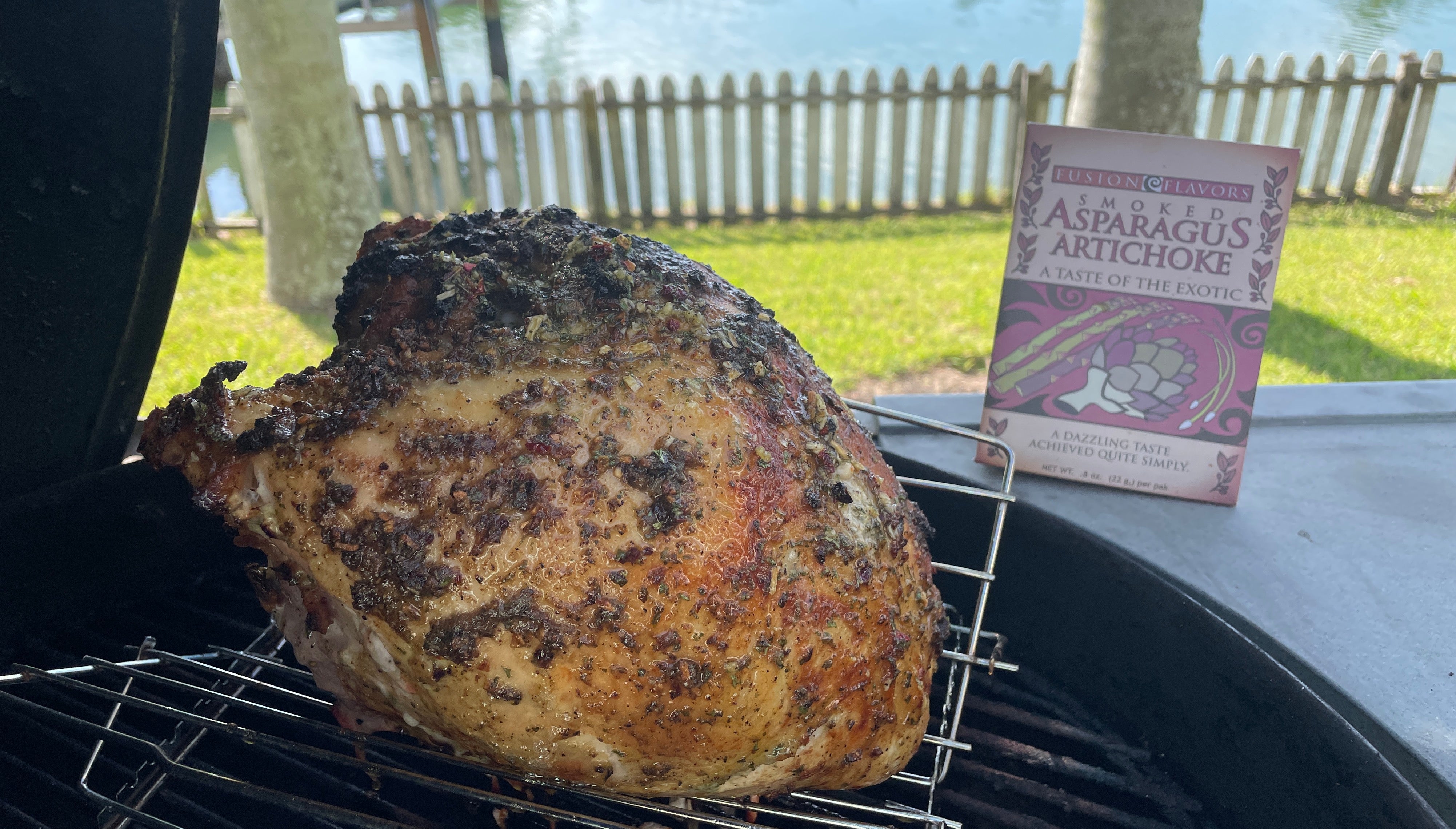 Smoked Asparagus Artichoke Turkey Breast