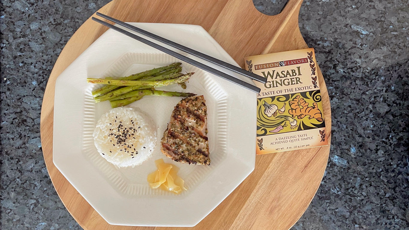 Grilled Wasabi Ginger Tuna