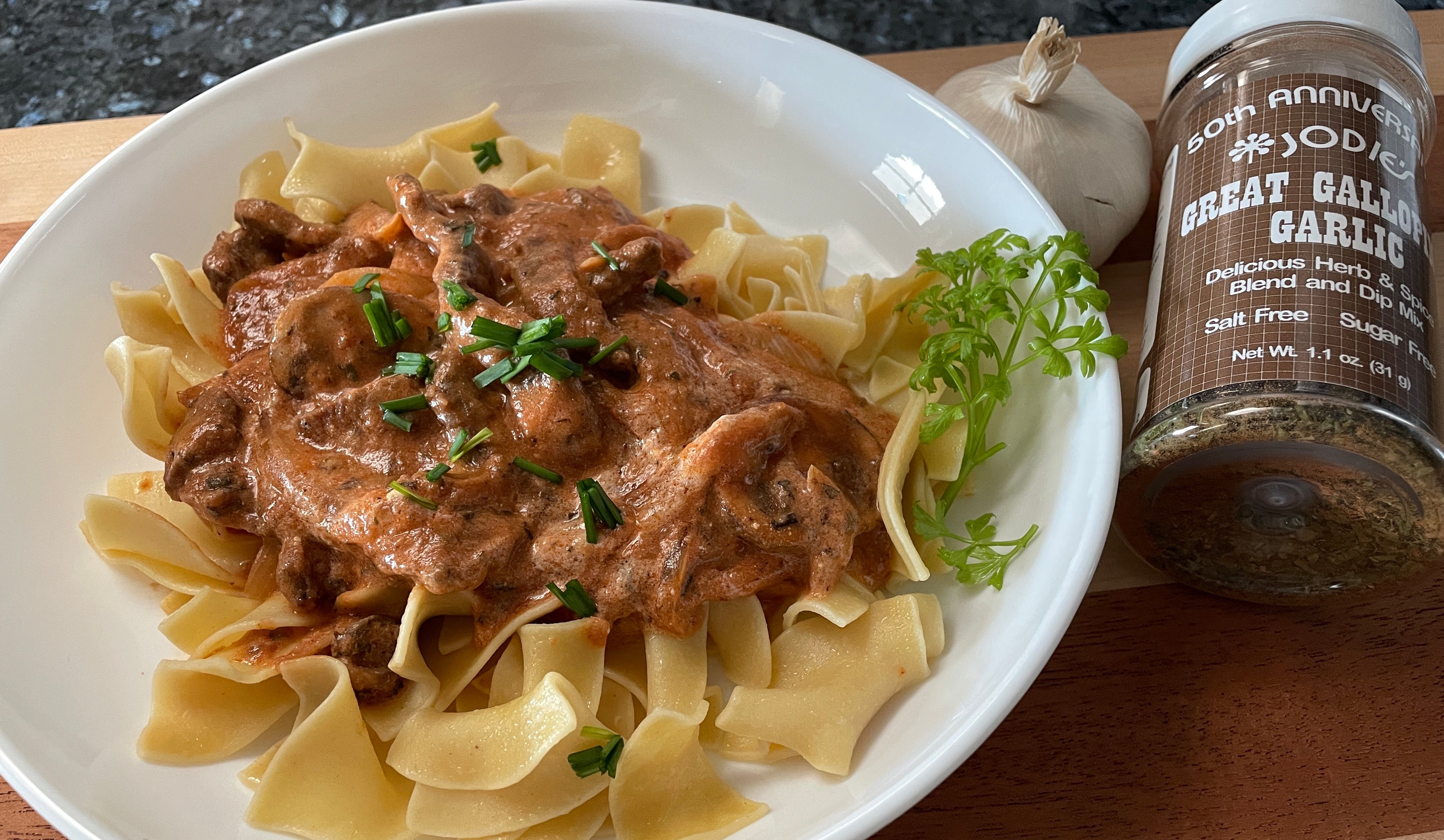 Beef Stroganoff