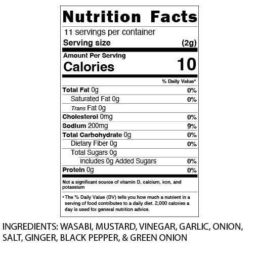 Wasabi Ginger Chip Dip & Seasoning Packet