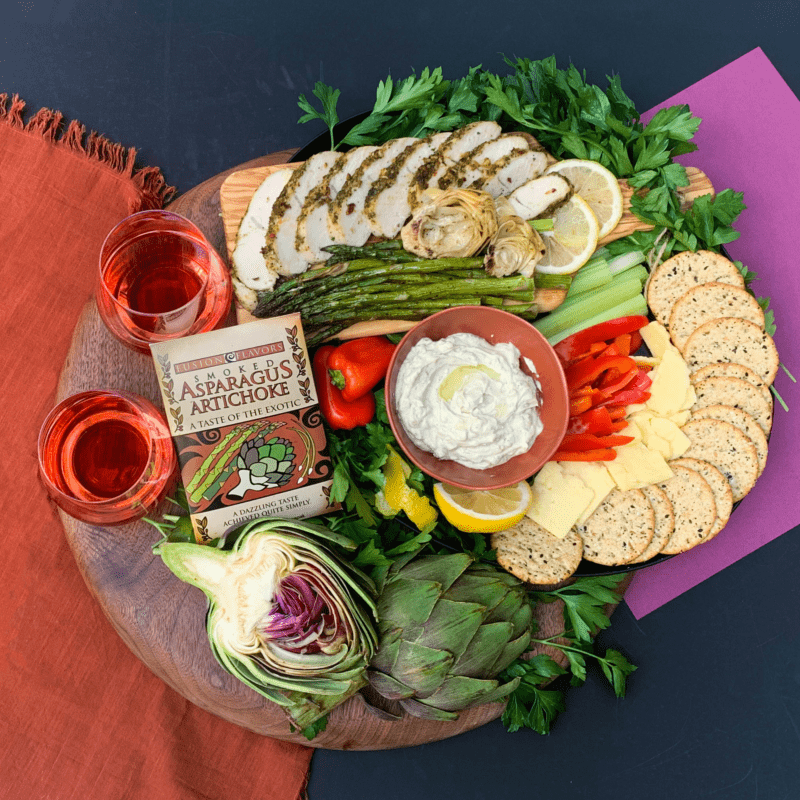 Smoked Asparagus Artichoke Chip Dip & Seasoning Packet