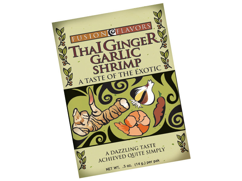 Thai Ginger Garlic Shrimp Olive Oil Dip