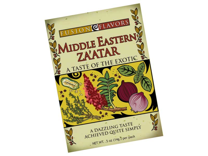 Middle Eastern Za'atar Olive Oil Dip / Seasoning Packet